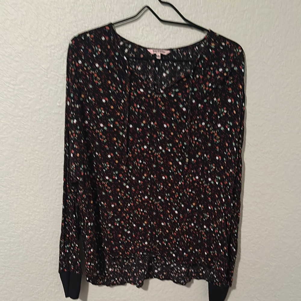 Juicy Couture Women's Black Floral Top